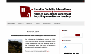 Disabilitypolicyalliance.ca thumbnail