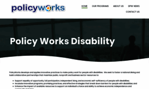 Disabilitypolicyworks.org thumbnail