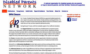 Disabledparentsnetwork.org.uk thumbnail