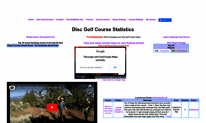 Discgolfstats.com thumbnail