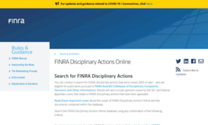 Disciplinaryactions.finra.org thumbnail