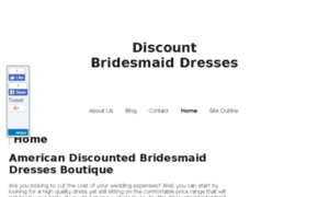 Discount-bridesmaiddresses.com thumbnail