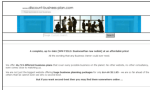 Discount-business-plan.com thumbnail