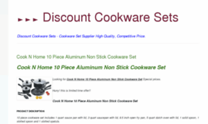 Discount-cookwaresets.blogspot.com thumbnail
