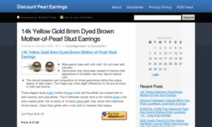 Discount-pearl-earrings.com thumbnail