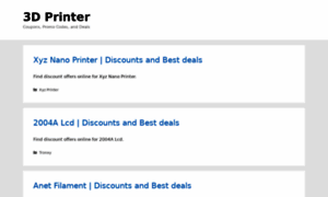 Discount3dprintershop.com thumbnail