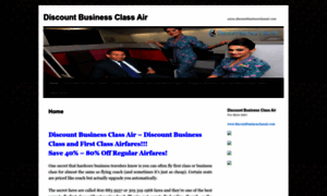 Discountbusinessclassair.wordpress.com thumbnail