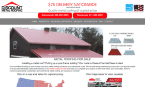 Discountmetalroofing.com thumbnail