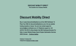 Discountmobilitydirect.co.uk thumbnail
