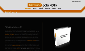 Discountsolo401k.com thumbnail