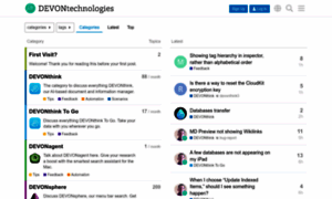 Discourse.devontechnologies.com thumbnail