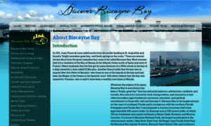 Discoverbiscaynebay.org thumbnail