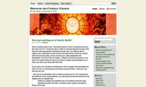 Discovercatholic.wordpress.com thumbnail