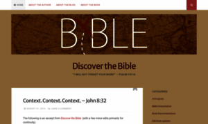 Discoverthebible.wordpress.com thumbnail