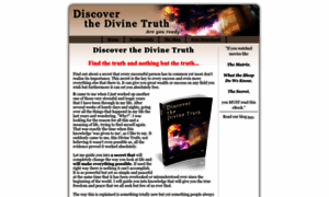 Discoverthedivinetruth.com thumbnail
