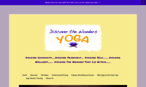 Discoverthewondersyoga.com thumbnail