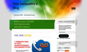 Discpersonality.wordpress.com thumbnail