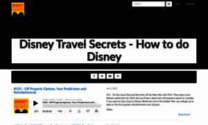 Disneytravelsecrets.libsyn.com thumbnail