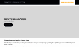 Disnypluscom-begin.com thumbnail