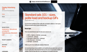 Displayads101.wordpress.com thumbnail
