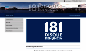 Disquedenuncia181.es.gov.br thumbnail