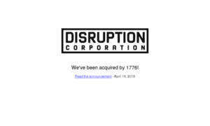 Disruption.vc thumbnail