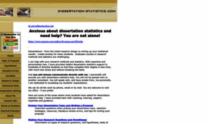 Dissertation-statistics.com thumbnail
