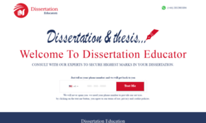 Dissertationeducator.co.uk thumbnail