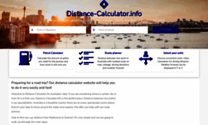 Distance-calculator.info thumbnail