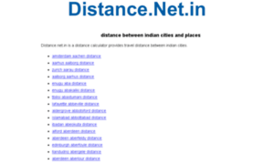 Distance.net.in thumbnail
