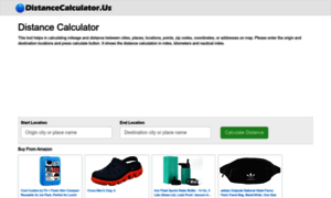 Distancecalculator.us thumbnail