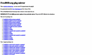 Distcache.freebsd.org thumbnail