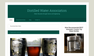 Distilledwaterassociation.org thumbnail
