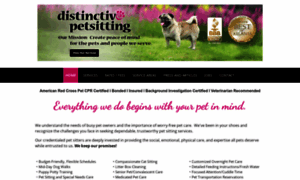 Distinctivepetsitting.com thumbnail