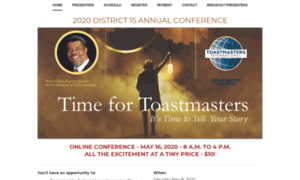 District15conference.org thumbnail