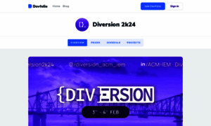 Diversion2k24.devfolio.co thumbnail