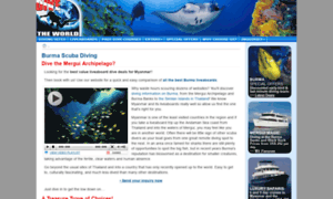 Divetheworldburma.com thumbnail