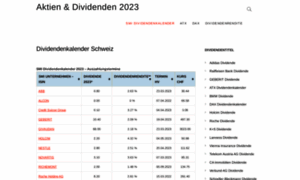 Dividendenkalender.ch thumbnail