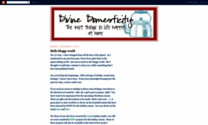 Divinedomestic.blogspot.com thumbnail