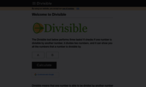 Divisible.info thumbnail