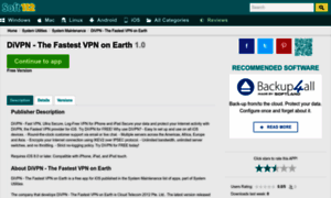 Divpn-the-fastest-vpn-on-earth-ios.soft112.com thumbnail