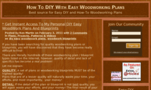 Diy-easy-woodwork-plans.com thumbnail