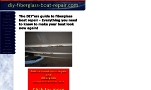 Diy-fiberglass-boat-repair.com thumbnail