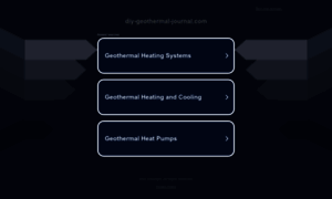 Diy-geothermal-journal.com thumbnail