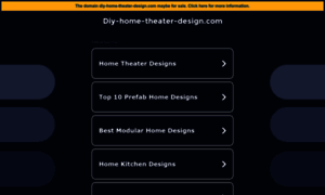 Diy-home-theater-design.com thumbnail