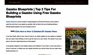 Diygazeboplansdesignsblueprints.com thumbnail