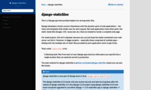Django-staticfiles.readthedocs.io thumbnail