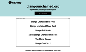 Djangounchained.org thumbnail