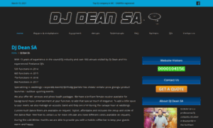 Djdeansa.co.za thumbnail