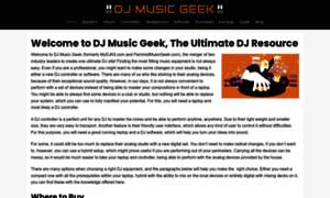 Djmusicgeek.com thumbnail